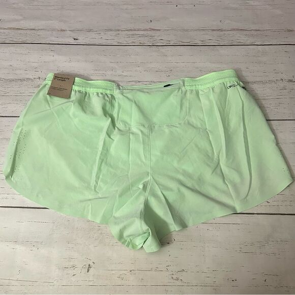 Nike AeroSwift Racing Shorts Mint Green 2” ADV Brief-Lined Mens XL FN3349-376 - Picture 2 of 7
